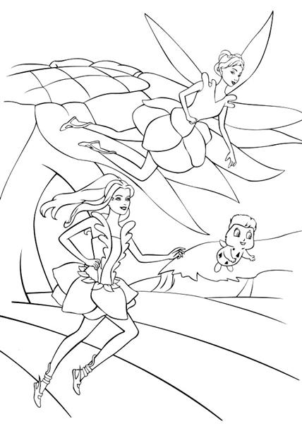 Barbie Fairytopia Coloring Pages 2