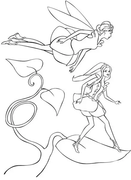 Barbie Fairytopia Coloring Pages 7