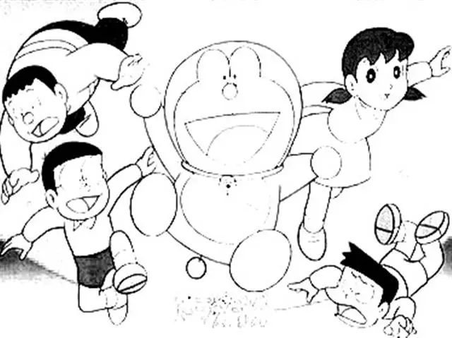 Doraemon Coloring Pages 3