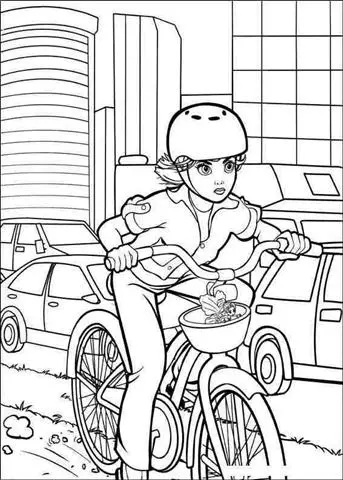 Barbie Thumbelina Coloring Pages 12