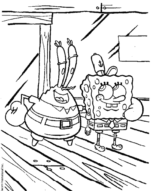 Spongebob Squarepants Coloring Pages 8
