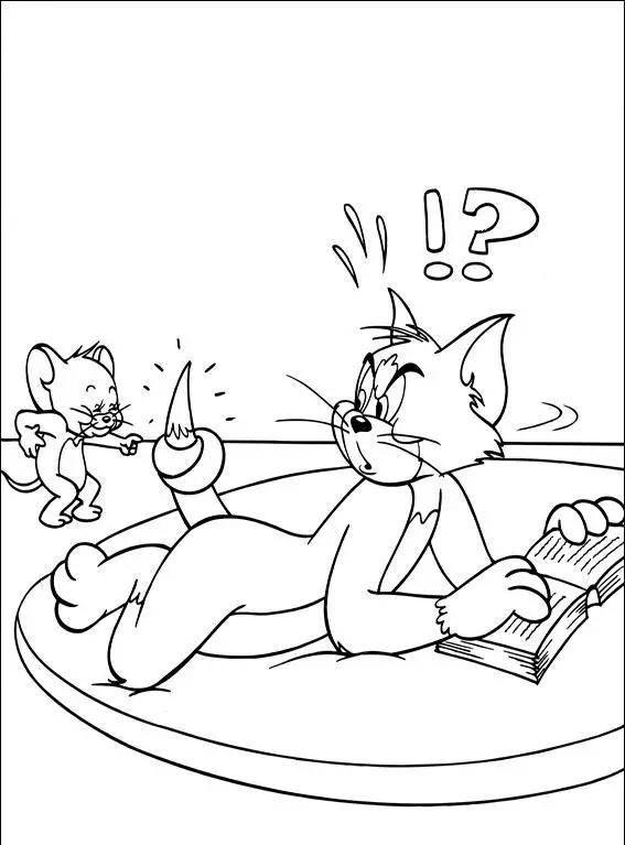 Tom and Jerry The Movie Coloring Pages 6