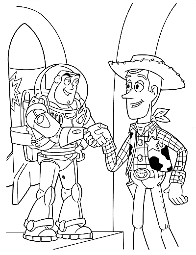 Toy Story Coloring Pages 1